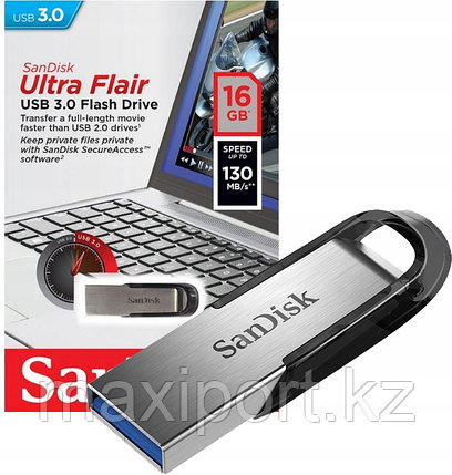 Sandisk  Ultra Flair 16GB 130MB/S USB3.0 Flash Drive, фото 2