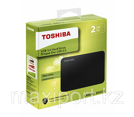 Toshiba canvio basics 2TB USB3.0 Hard Drive, фото 1