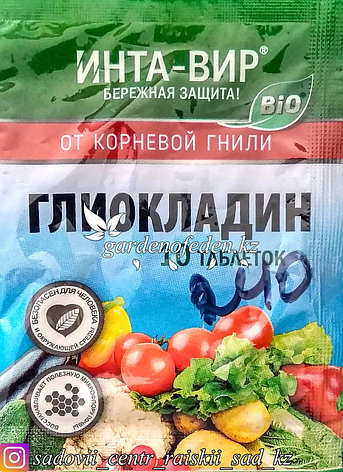 Фунгицид от корневой гнили Инта-Вир "Глиокладин", 10 таблеток., фото 2