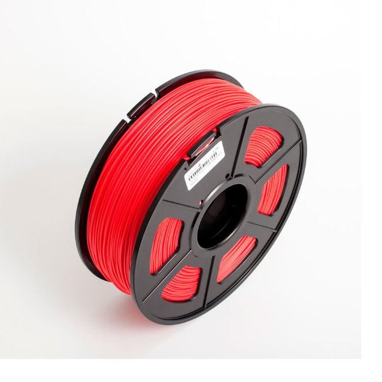 Пластик для 3D принтеров PLA+,SUNLU, красный