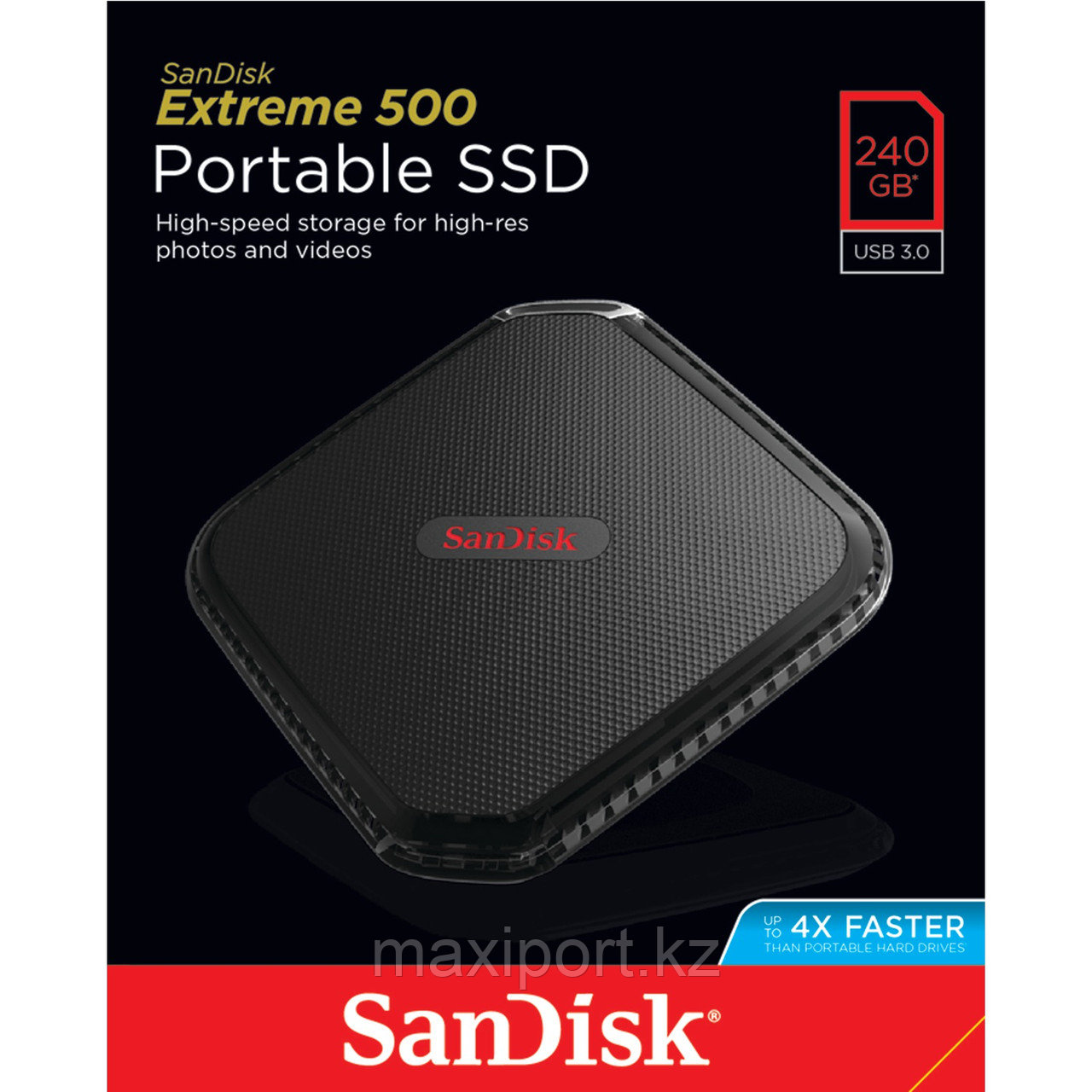 SanDisk Extreme 500 Portable SSD 240GB USB3.0 - фото 3 - id-p66393842