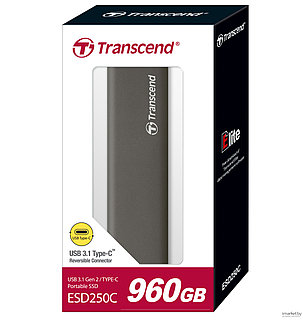 Portable SSD Transcend ESD250C 960GB  USB3.1 Type-C  для майнинга, фото 2