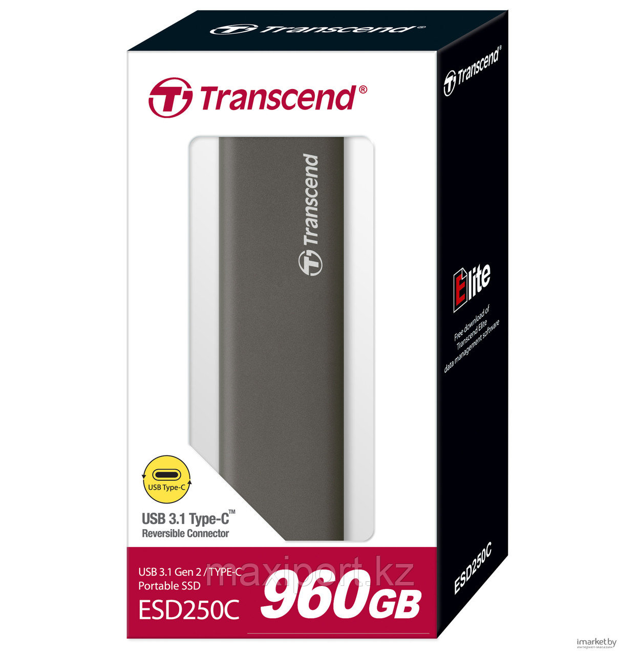 Portable SSD Transcend ESD250C 960GB USB3.1 Type-C для майнинга - фото 1 - id-p66394608