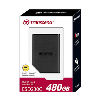 Portable SSD Transcend ESD230C 480GB USB3.1 Type-C, фото 2