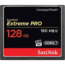 Карта Памяти Sandisk Extreme Pro 160MB/S, Тип: Compact Flash, 128 Гб