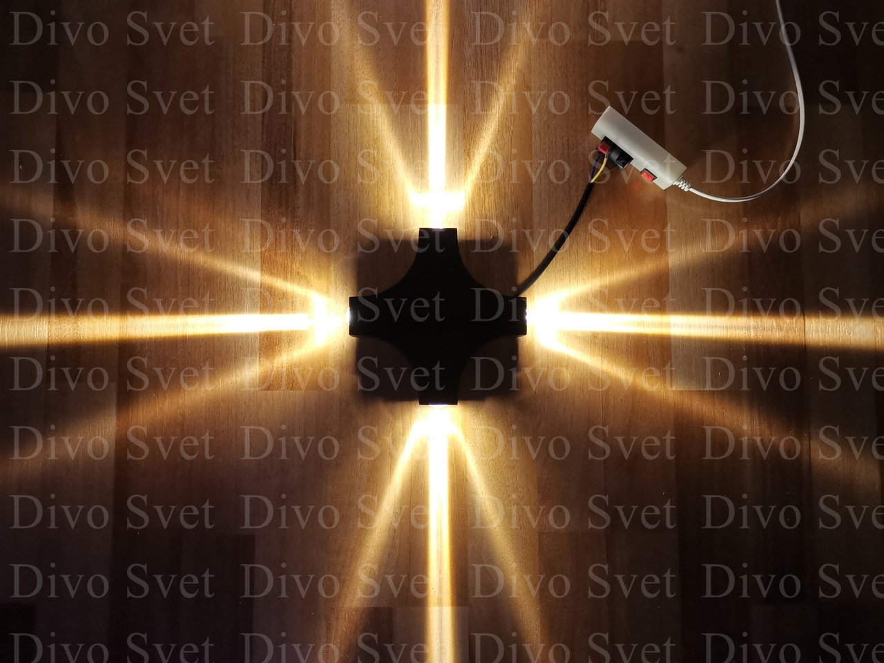 LED светильник "Луч Четырёхсторонний" 12W, 4000К. Светодиодный архитектурный узконаправленный с линзами - фото 4 - id-p66395892