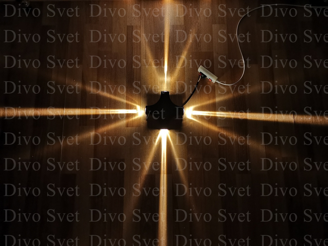 LED светильник "Луч Четырёхсторонний" 12W, 4000К. Светодиодный архитектурный узконаправленный с линзами - фото 2 - id-p66395892