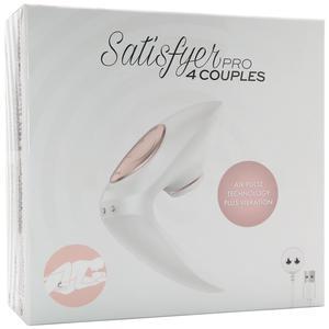 Вибро-вакуумно-волновой стимулятор для пар "Satisfyer Pro 4 Couples", 11 режимов вибрации