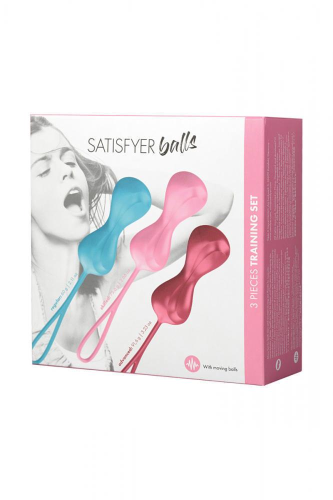 Вагинальные шарики "Satisfyer Balls", 3.4 см, силикон