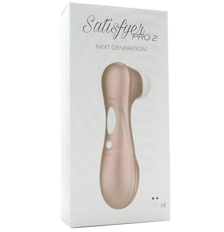 Вакуумный массажер клитора "Satisfyer PRO2 NG", 11 режимов вибрации