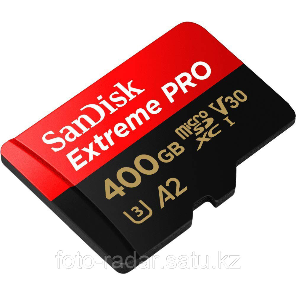 Карта памяти Sandisk Extreme PRO 170MB/S, Тип: microSDXC, 400 Гб