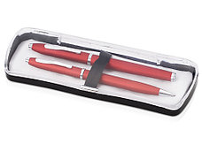 Набор Celebrity Экзюпери: ручка шариковая, ручка роллер в футляре красный, фото 2