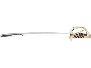 Нож Сабля генерала Ли, серебристый/золотистый, фото 2