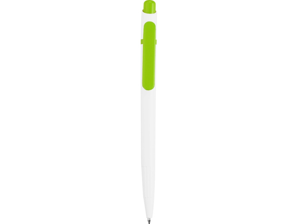 Ручка шариковая Этюд, белый/зеленое яблоко - фото 2 - id-p60491356