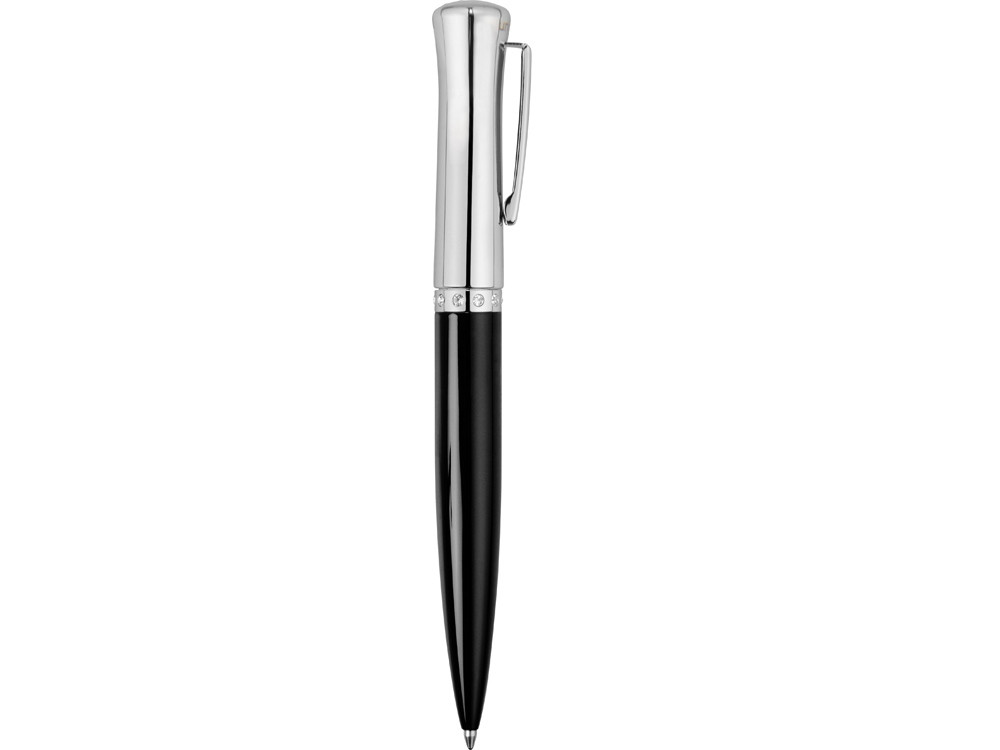 Ручка шариковая Ungaro модель Ovieto в футляре, черный/серебристый - фото 3 - id-p55506979