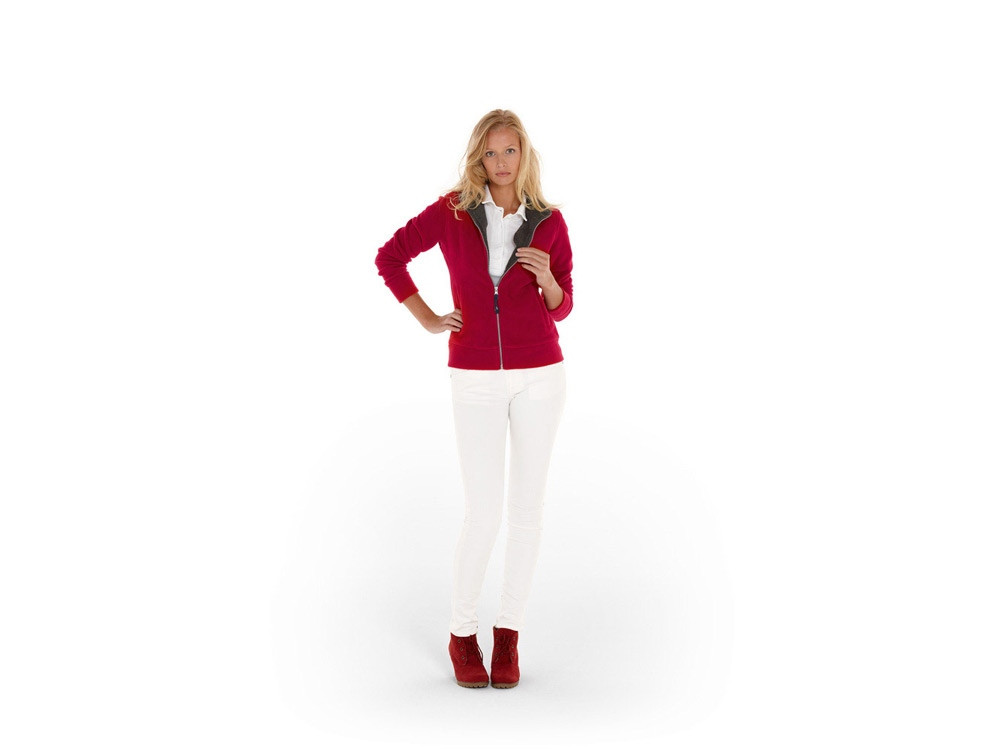 Куртка флисовая Nashville женская, красный/пепельно-серый - фото 8 - id-p60491593