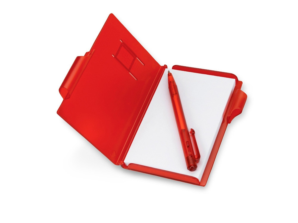 Записная книжка Альманах с ручкой, красный - фото 2 - id-p55507428
