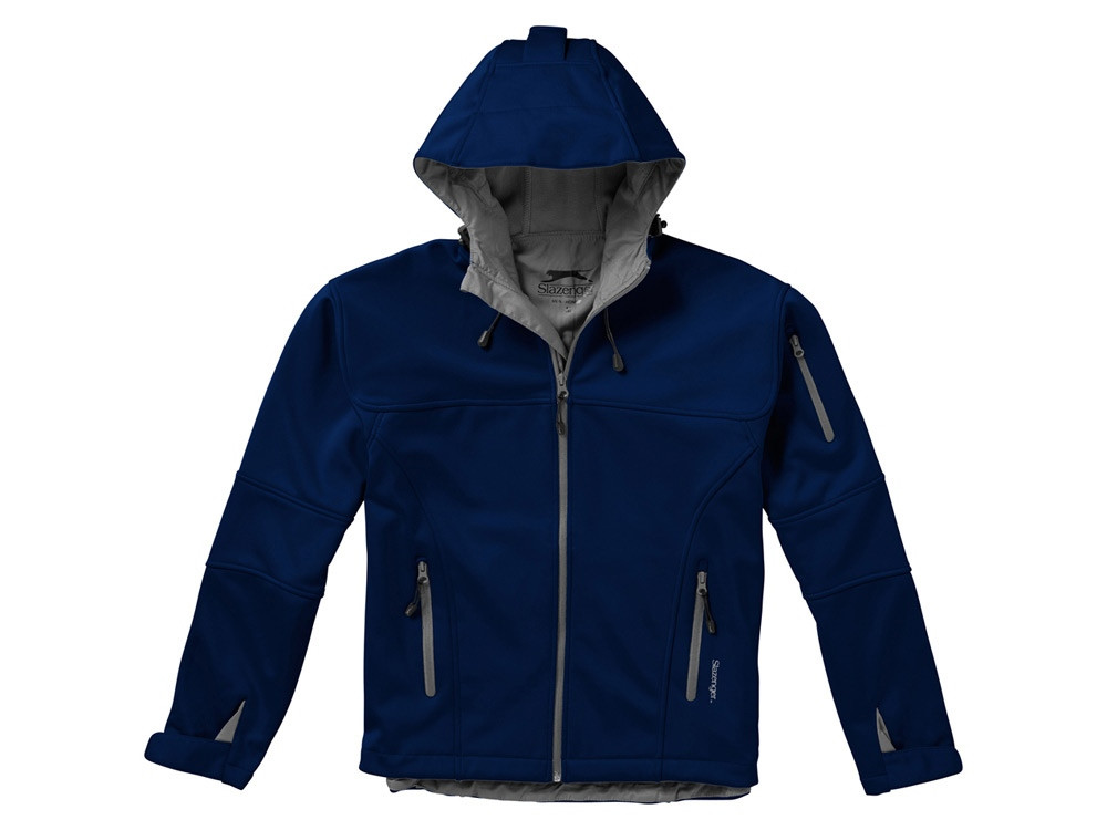 Куртка софтшел Match мужская, темно-синий/серый - фото 3 - id-p55507712