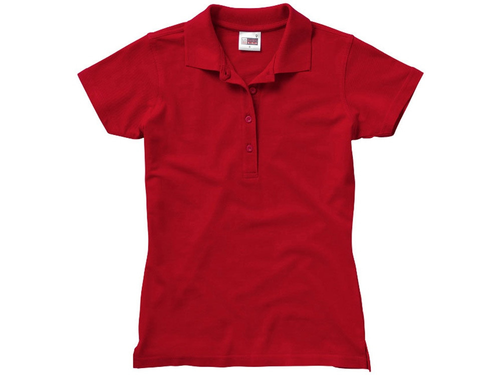 Рубашка поло First женская, красный - фото 3 - id-p55507778