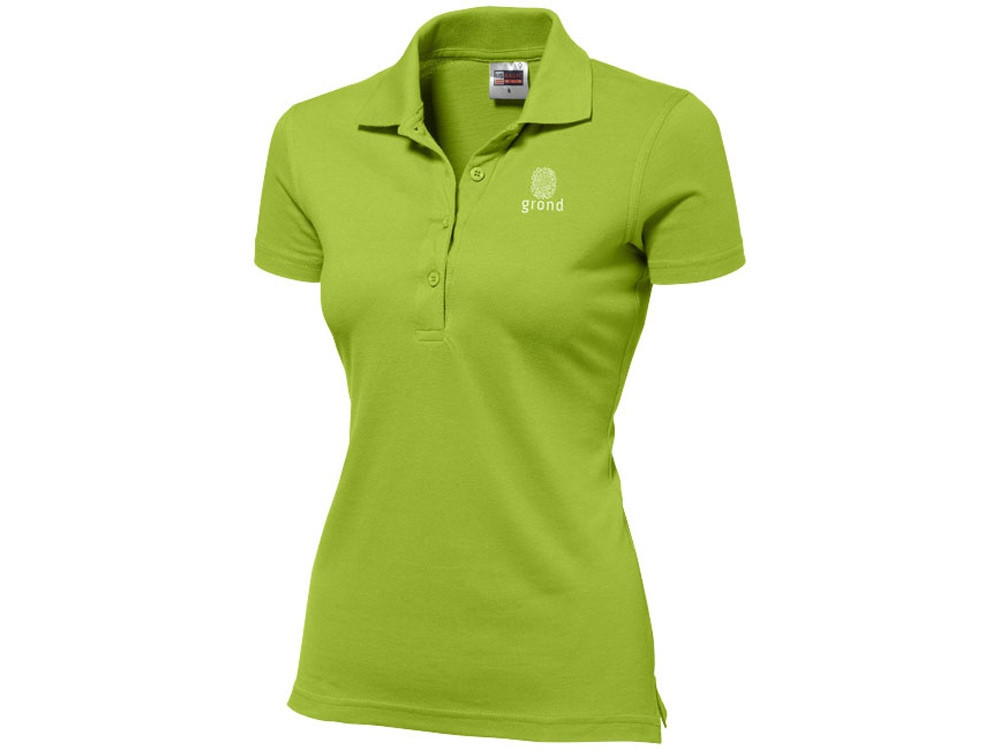 Рубашка поло First женская, зеленое яблоко - фото 5 - id-p60492132