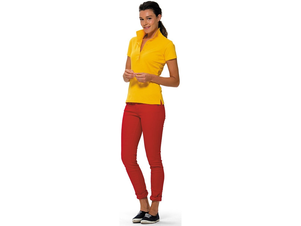 Рубашка поло First женская, золотисто-желтый - фото 8 - id-p60492148