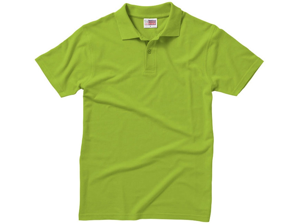 Рубашка поло First мужская, зеленое яблоко - фото 3 - id-p55508072