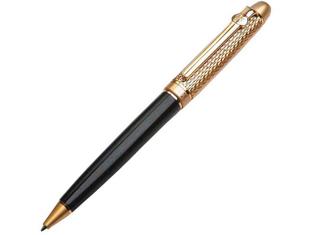 Ручка шариковая Duke Viceroy в футляре, черный/золотистый - фото 1 - id-p55508125