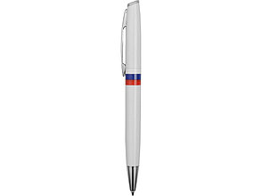 Ручка шариковая Отчизна, белый/триколор, фото 2
