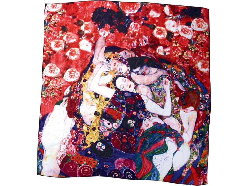 Набор: платок, складной зонт Климт. Танцовщица, красный - фото 2 - id-p60493553