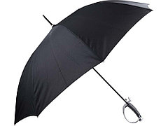 Зонт-трость Генеральский, полуавтомат, черный