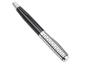 Набор Бельведер: ручка шариковая, ручка роллер в футляре, фото 2