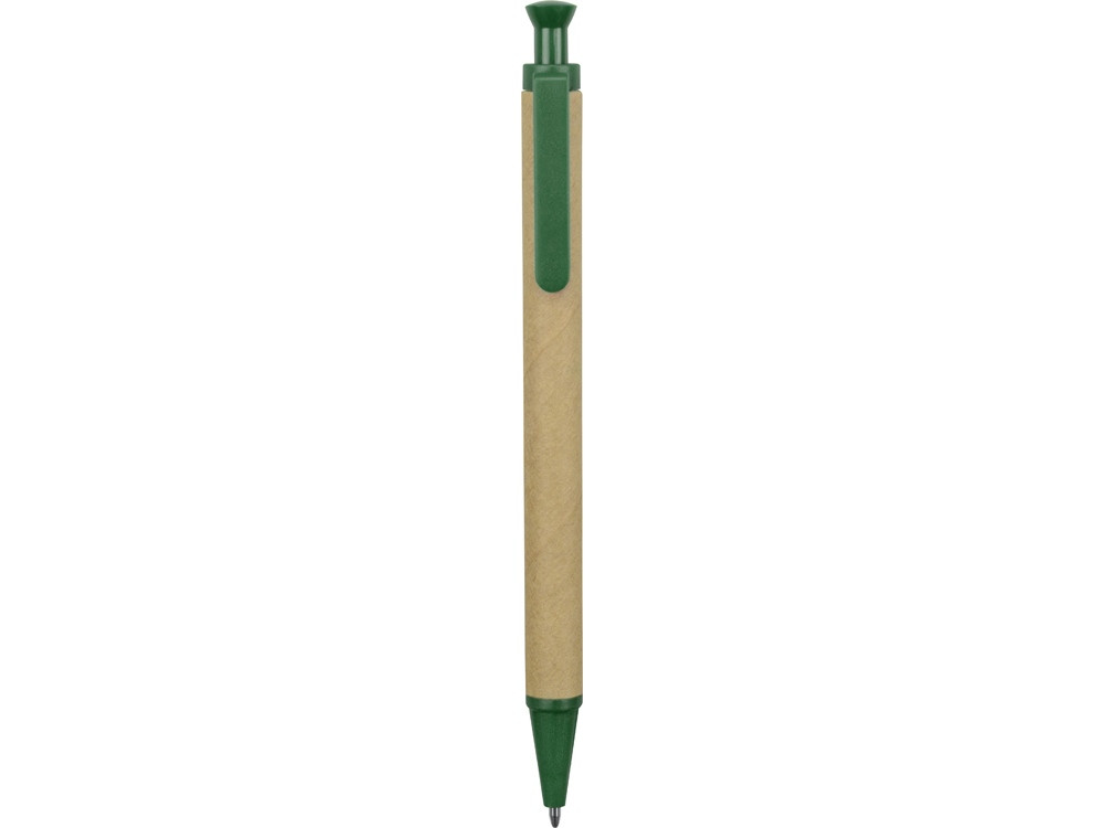 Ручка шариковая Эко, бежевый/зеленый - фото 2 - id-p60493769