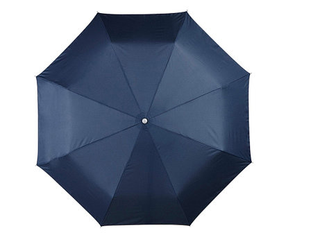 Зонт складной Линц, механический 21, темно-синий, фото 2