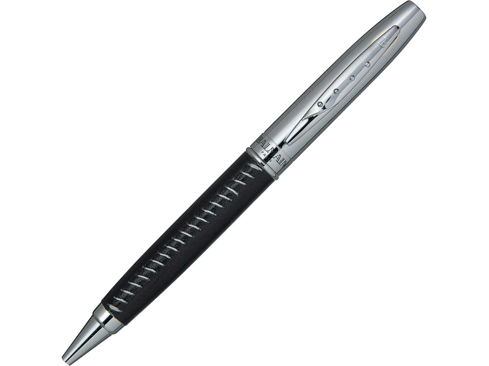 Ручка шариковая Millau от Balmain в чехле, черный, черные чернила - фото 1 - id-p60494570