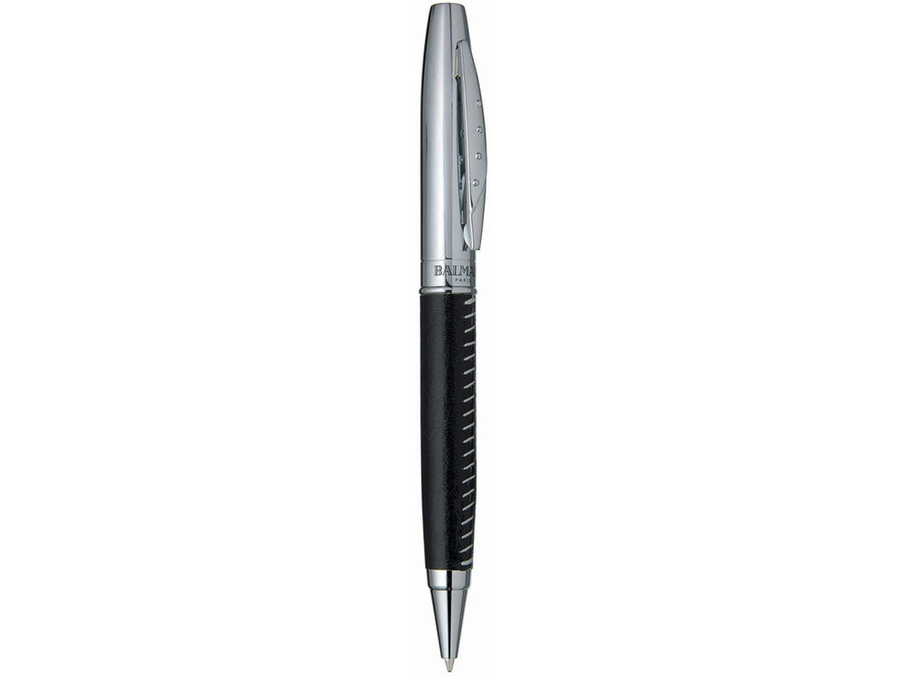 Ручка шариковая Millau от Balmain в чехле, черный, черные чернила - фото 3 - id-p60494570