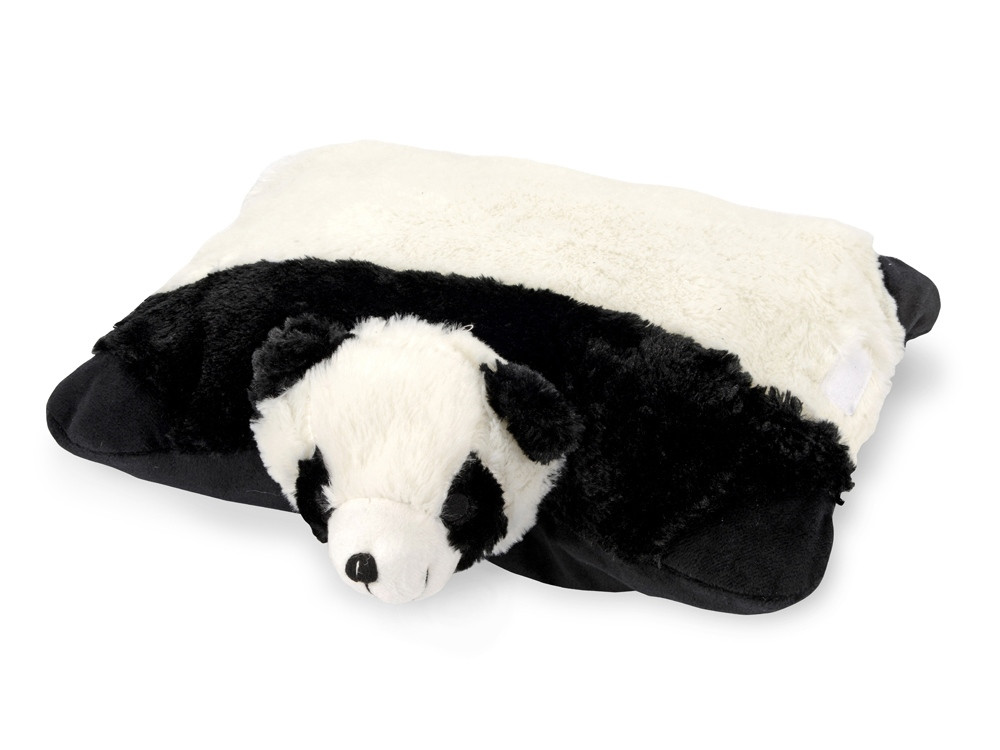 Подушка под голову Панда. С помощью липучки превращается в мягкую игрушку - фото 2 - id-p60496301