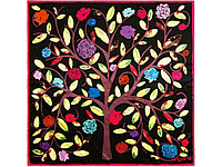 Платок шелковый Ungaro модель Albero della Vita