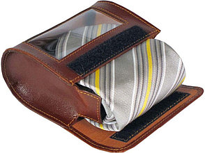 Футляр для галстука Alessandro Venanzi, коричневый, фото 2