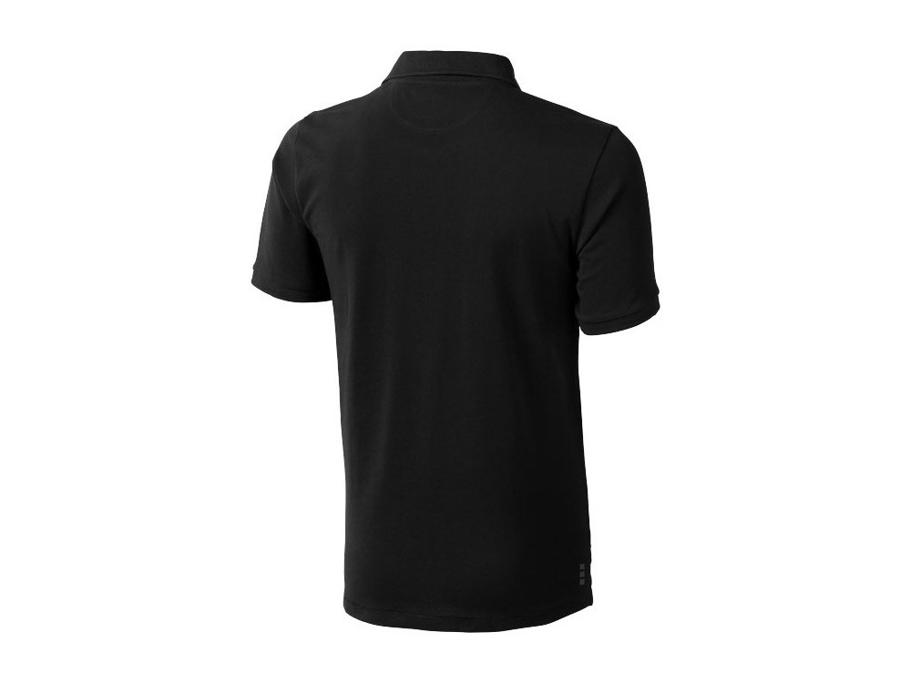 Calgary мужская футболка-поло с коротким рукавом, черный - фото 2 - id-p55513286