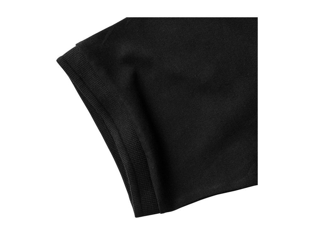 Calgary мужская футболка-поло с коротким рукавом, черный - фото 5 - id-p55513286