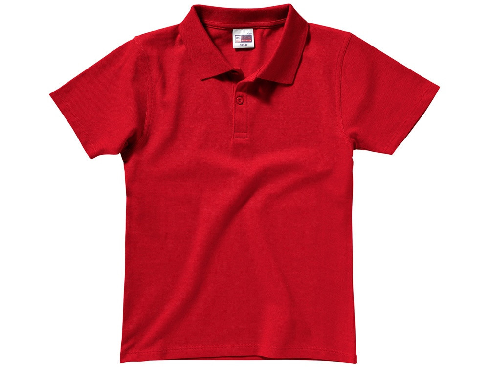 Рубашка поло First детская, красный - фото 3 - id-p55513887