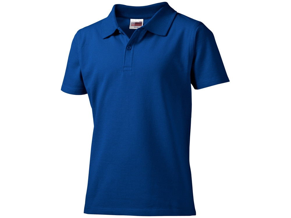 Рубашка поло First детская, классический синий - фото 1 - id-p55513894