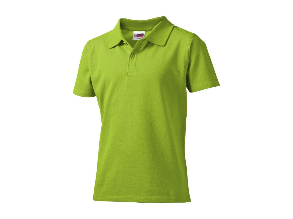 Рубашка поло First детская, зеленое яблоко - фото 1 - id-p55513898