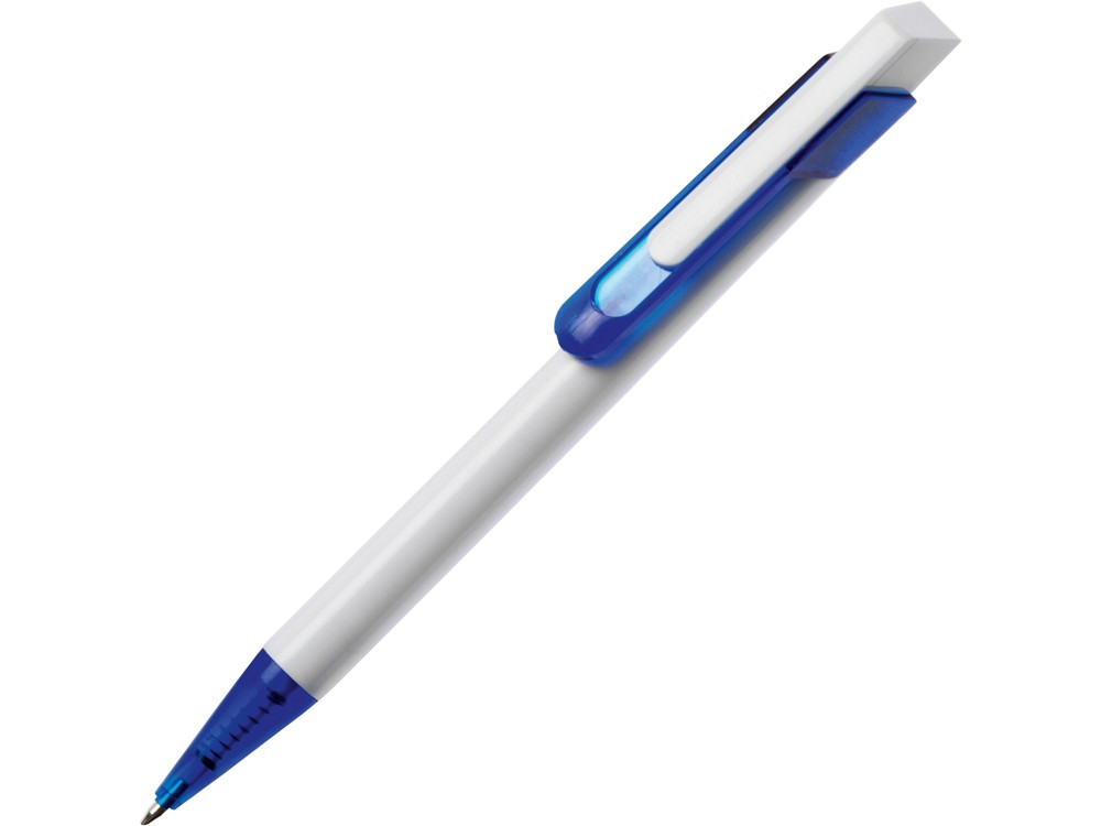 Ручка шариковая Бавария белая/синяя - фото 1 - id-p60498507