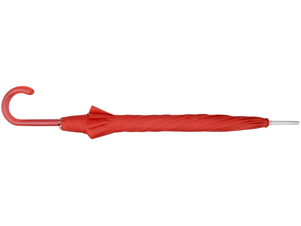 Зонт-трость механический с полупрозрачной ручкой, красный - фото 6 - id-p60498527