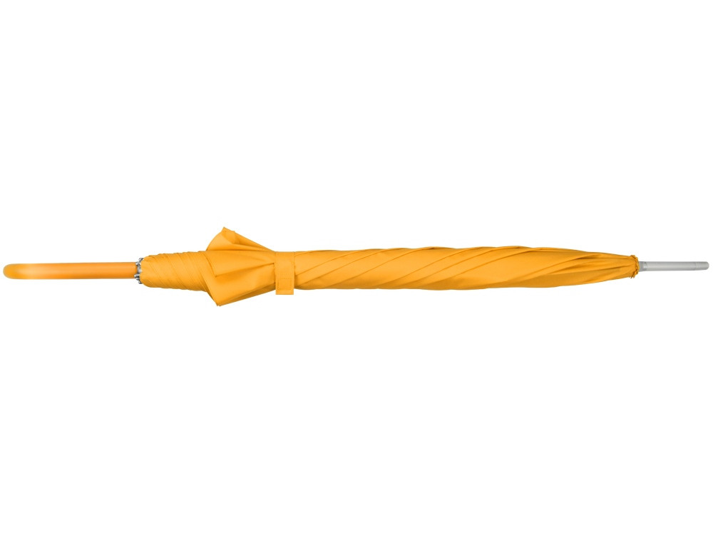 Зонт-трость механический с полупрозрачной ручкой, желтый - фото 7 - id-p60498528