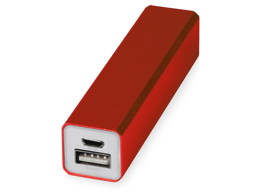 Портативное зарядное устройство Брадуэлл, 2200 mAh, красный - фото 1 - id-p55554828