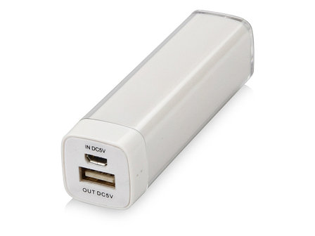 Портативное зарядное устройство Ангра, 2200 mAh, белый, фото 2