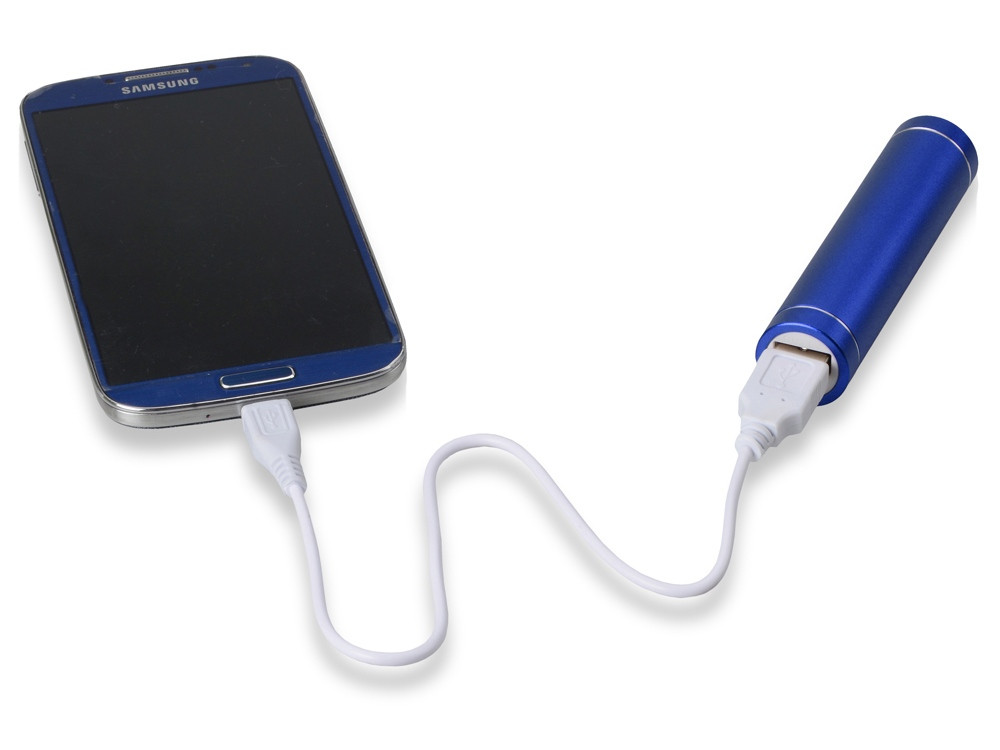 Портативное зарядное устройство Олдбери, 2200 mAh, синий - фото 2 - id-p55554866