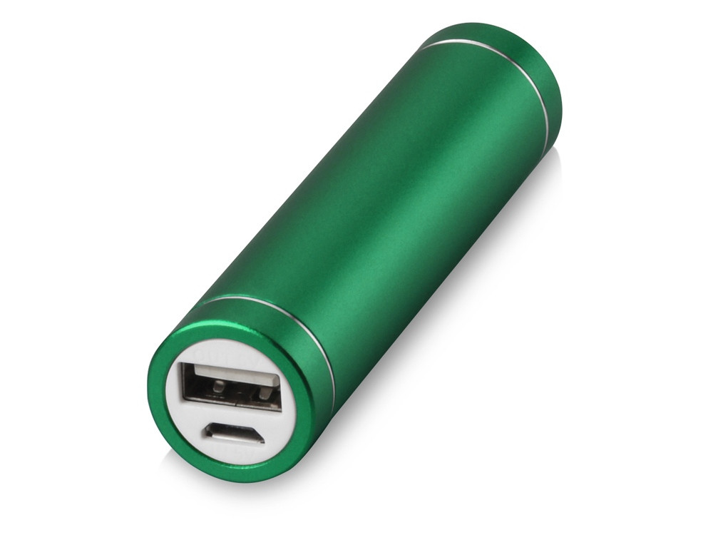 Портативное зарядное устройство Олдбери, 2200 mAh, зеленый